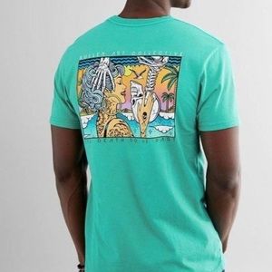 ☠️ SULLEN ART MENS GREEN TSHIRT SZ:L NWOT🏷